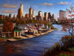 Original art for sale at UGallery.com | Philadelphia - Commission by Jonelle Summerfield | $2,250 | oil painting | 30' h x 40' w | thumbnail 2