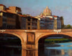 Original art for sale at UGallery.com | View of the Ponte Santa Trinita by Jonelle Summerfield | $1,000 | oil painting | 20' h x 24' w | thumbnail 3