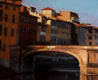 Original art for sale at UGallery.com | View of the Ponte Santa Trinita by Jonelle Summerfield | $1,000 | oil painting | 20' h x 24' w | thumbnail 4