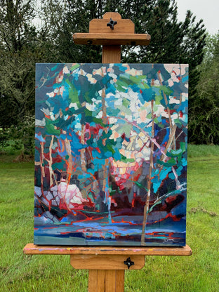 Deep Wood Pool by Teresa Smith |  Context View of Artwork 