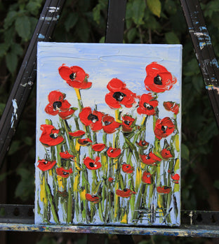 Poppies by Lisa Elley |  Context View of Artwork 