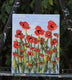 Original art for sale at UGallery.com | Poppies by Lisa Elley | $325 | oil painting | 10' h x 8' w | thumbnail 3