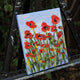 Original art for sale at UGallery.com | Poppies by Lisa Elley | $325 | oil painting | 10' h x 8' w | thumbnail 2