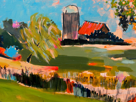 Dairy Farm / 9”x12”x2