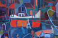 Original art for sale at UGallery.com | Boatyard by Robert Hofherr | $1,975 | acrylic painting | 24' h x 30' w | thumbnail 4