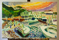 Original art for sale at UGallery.com | Menemsha Sunset by Robert Hofherr | $1,125 | acrylic painting | 20' h x 30' w | thumbnail 3