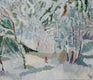 Original art for sale at UGallery.com | Winter Thoughts by Robert Hofherr | $1,000 | acrylic painting | 20' h x 24' w | thumbnail 1