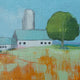 Original art for sale at UGallery.com | Silo and Barn by Ruth LaGue | $475 | acrylic painting | 12' h x 12' w | thumbnail 4