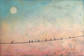 Original art for sale at UGallery.com | Daybreak by Sally Adams | $1,950 | acrylic painting | 24' h x 36' w | thumbnail 1