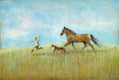 Original art for sale at UGallery.com | Dreams of My Youth by Sally Adams | $2,400 | acrylic painting | 24' h x 36' w | thumbnail 1