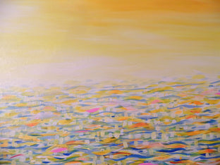 Sun on the Ocean by Natasha Tayles |   Closeup View of Artwork 