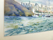 Original art for sale at UGallery.com | San Francisco Skyline from Fort Baker by Catherine McCargar | $625 | watercolor painting | 12' h x 16' w | thumbnail 2