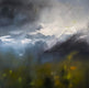 Original art for sale at UGallery.com | Signs of Spring by Sarah Parsons | $2,200 | oil painting | 36' h x 36' w | thumbnail 1