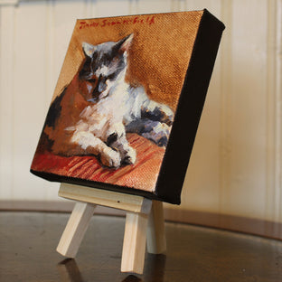 Sassy Cat by Jonelle Summerfield |  Side View of Artwork 