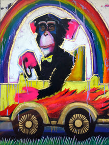 mixed media artwork by Scott Dykema titled That Car Is Sooo...