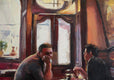 Original art for sale at UGallery.com | Scottish Pub by Jonelle Summerfield | $475 | oil painting | 12' h x 12' w | thumbnail 4