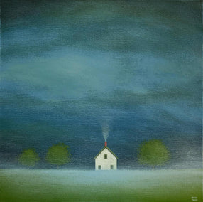 acrylic painting by Sharon France titled In the Quiet of the Mist