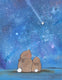 Original art for sale at UGallery.com | Making Wishes on Stars by Andrea Doss | $325 | acrylic painting | 14' h x 11' w | thumbnail 1