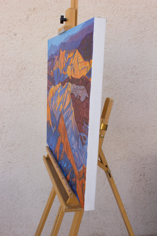 Sun It Rises (from Boulder Peak) by Crystal DiPietro |  Side View of Artwork 