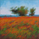 Original art for sale at UGallery.com | Soybeans Turning by Suzanne Massion | $75 | oil painting | 4' h x 4' w | thumbnail 1