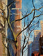 Original art for sale at UGallery.com | Springtime in Midtown by Jonelle Summerfield | $600 | oil painting | 24' h x 18' w | thumbnail 2