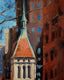 Original art for sale at UGallery.com | Springtime in Midtown by Jonelle Summerfield | $600 | oil painting | 24' h x 18' w | thumbnail 3