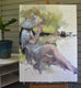 Original art for sale at UGallery.com | Summer Bonnet by Mary Pratt | $1,800 | oil painting | 40' h x 30' w | thumbnail 3