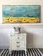 Original art for sale at UGallery.com | Sunflower Fields by Drew Noel Marin | $1,825 | acrylic painting | 24' h x 48' w | thumbnail 3