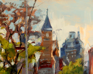 Sunny Day in Manhattan by Jonelle Summerfield |  Context View of Artwork 