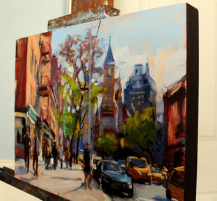 Sunny Day in Manhattan by Jonelle Summerfield |   Closeup View of Artwork 