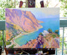 Original art for sale at UGallery.com | Landscape From Greek Islands, Morning by Suren Nersisyan | $600 | oil painting | 18' h x 24' w | thumbnail 3