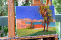 Original art for sale at UGallery.com | Landscape from Malibu by Suren Nersisyan | $375 | oil painting | 12' h x 16' w | thumbnail 3