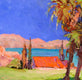 Original art for sale at UGallery.com | Landscape from Malibu by Suren Nersisyan | $375 | oil painting | 12' h x 16' w | thumbnail 4