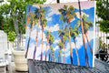 Original art for sale at UGallery.com | Palm Trees and Sky by Suren Nersisyan | $1,800 | oil painting | 30' h x 40' w | thumbnail 2