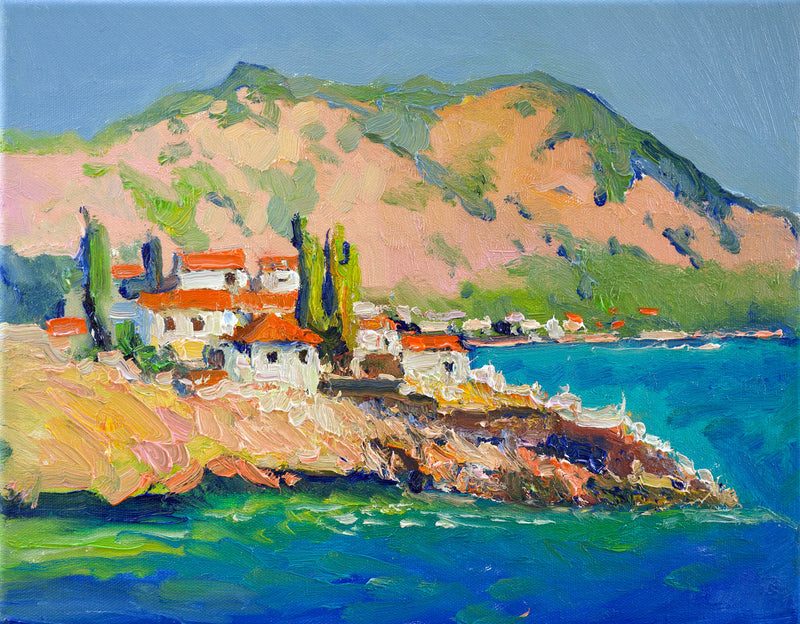 Mediterranean Sea from Greek Islands Painting by Suren Nersisyan