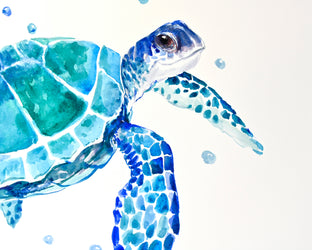 Sea Turtle - Commission by Suren Nersisyan |  Context View of Artwork 
