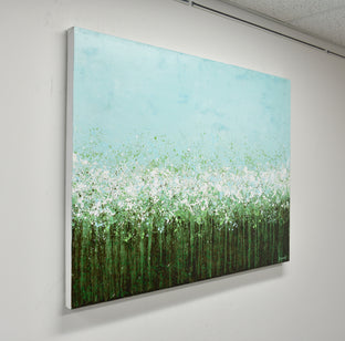 Tall Grasses by Lisa Carney |  Side View of Artwork 