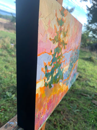 Descending Sun by Teresa Smith |  Side View of Artwork 