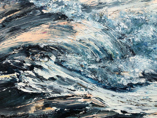 Arriving Swell by Tiffany Blaise |   Closeup View of Artwork 