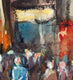 Original art for sale at UGallery.com | Times Square by Sharon Sieben | $325 | watercolor painting | 14' h x 11' w | thumbnail 4