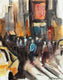 Original art for sale at UGallery.com | Times Square by Sharon Sieben | $325 | watercolor painting | 14' h x 11' w | thumbnail 1