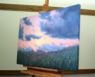 Twilight Time Remembered by Suzanne Massion |  Side View of Artwork 