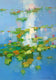 Original art for sale at UGallery.com | Lilies Pond by Vahe Yeremyan | $1,175 | oil painting | 30' h x 21' w | thumbnail 1