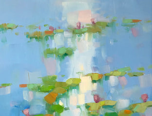 Lilies Pond by Vahe Yeremyan |   Closeup View of Artwork 