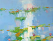 Original art for sale at UGallery.com | Lilies Pond by Vahe Yeremyan | $1,175 | oil painting | 30' h x 21' w | thumbnail 4