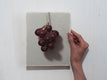 Original art for sale at UGallery.com | Grapes by Daniel Caro | $450 | oil painting | 7.08' h x 8.66' w | thumbnail 3