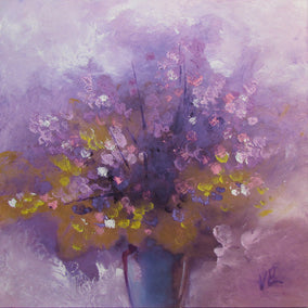 oil painting by Valerie Berkely titled Floral Study 12