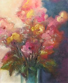 oil painting by Valerie Berkely titled Floral Study 13