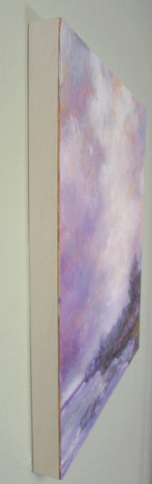 Pretty Pastel Sky by Valerie Berkely |  Side View of Artwork 