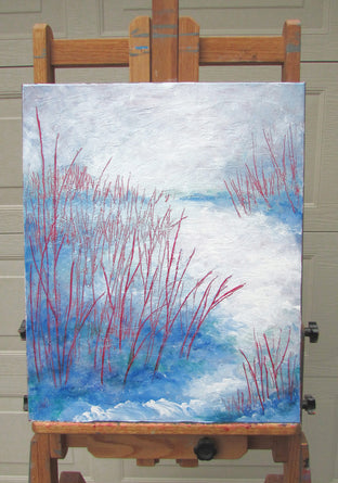 Red Twigs by Valerie Berkely |  Context View of Artwork 